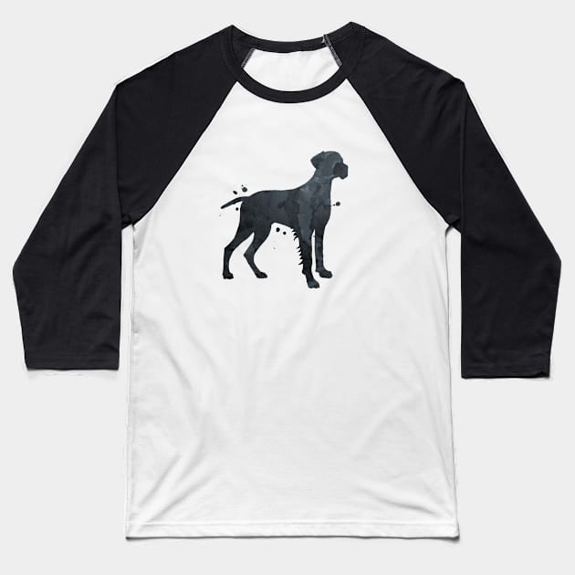 Brittany Spaniel Dog Baseball T-Shirt by TheJollyMarten